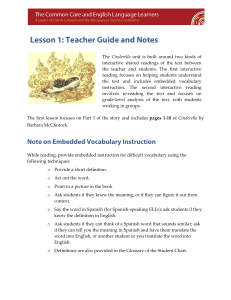 Lesson 1: Teacher Guide and Notes