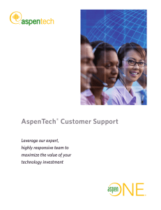 AspenTech® Customer Support