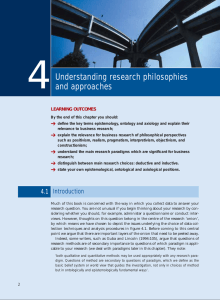 Understanding research philosophies and approaches