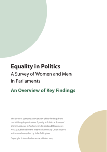 Equality in Politics - Inter