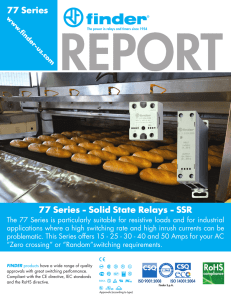 77 Series - Solid State Relays - SSR 77 Series