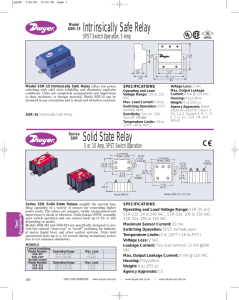 SSR-15 Intrinsically Safe Relay SSR Solid State Relay