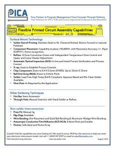 Flexible Printed Circuit Assembly Capabilities