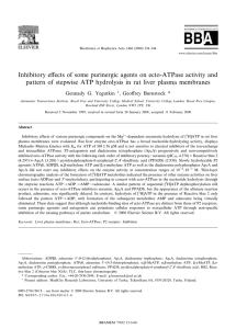 Inhibitory effects of some purinergic agents on ecto-ATPase