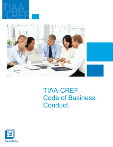 TIAA-CREF Code of Business Conduct