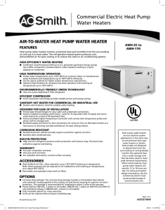 Commercial Electric Heat Pump Water Heaters