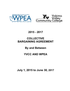 2015-2017 Contract-YVCC - Washington Public Employees