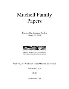 Mitchell Family Papers