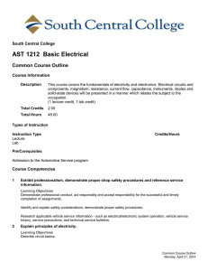 AST 1212 Basic Electrical