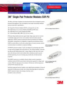 3M™ Single-Pair Protector Modules SOR PU