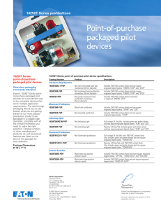 Point-of-purchase packaged pilot devices - Carlton