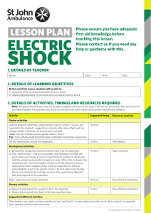 electric shock lesson