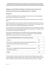 Child Death and Serious Injury Review Committee South Australia