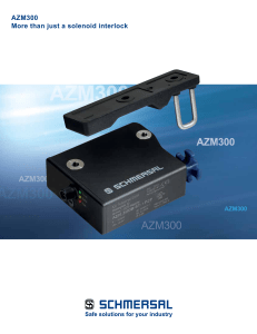 AZM300 More than just a solenoid interlock