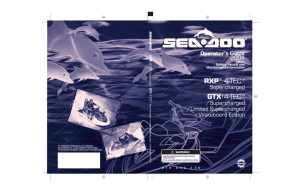 2004 SeaDoo RXP 4-TEC, GTX 4-TEC