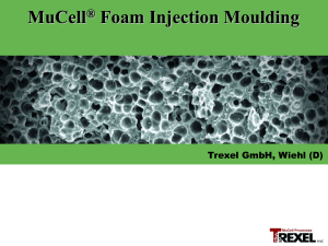 MuCell Foam Injection Moulding