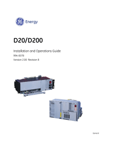 D20/D200 - GE Grid Solutions