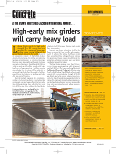 High-Early Mix Girders Will Carry Heavy Load, Concrete Products, 7
