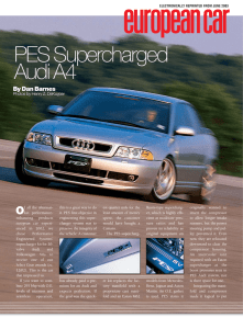 PES Supercharged Audi A4