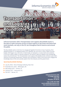 Transportation and Logistics Roundtable Series