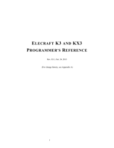 elecraft k3 and kx3 programmer`s reference