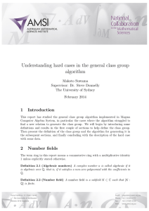 Understanding hard cases in the general class group algorithm