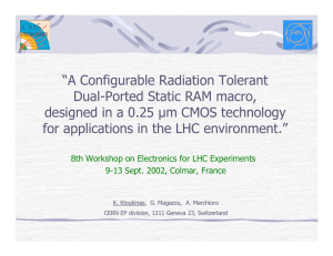 “A Configurable Radiation Tolerant Dual