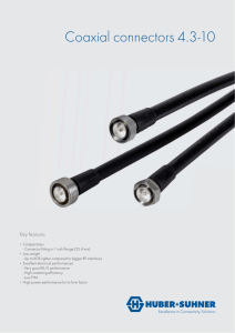 Coaxial connectors 4.3-10