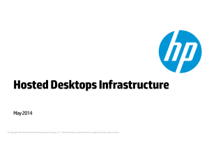 Hosted Desktops Infrastructure