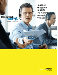 Headset Research Report