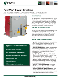 PowlVac® Circuit Breakers