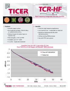 TCR-HF brochure - Ticer Technologies