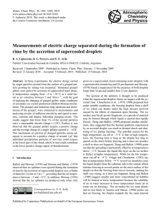 Measurements of electric charge separated during the formation of