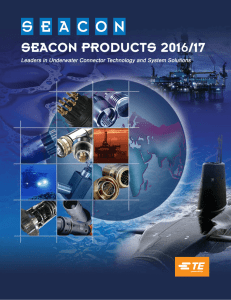 SEACON Products 2016/17