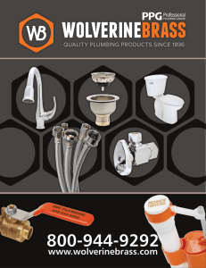 Products - Wolverine Brass