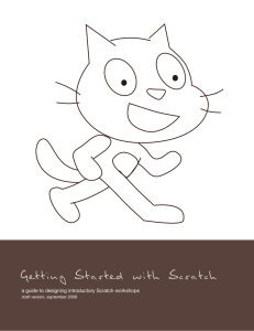 Scratch Workshop Design Guide