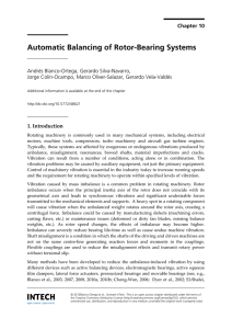 Automatic Balancing of Rotor-Bearing Systems