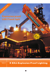 Product Specification - LED Explosion Proof Lighting