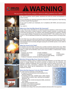 Arc Flash Brochure pg1 - Delta Systems Engineering, Inc.