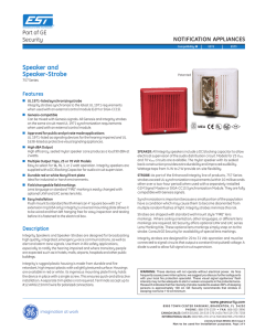 Catalog Sheet 001-0315: 757 Series Cone Speaker