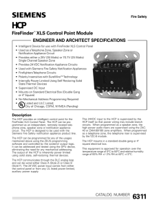 FireFinder™ XLS Control Point Module