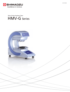 HMV-G Series - Shimadzu Scientific Instruments