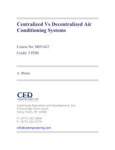 Centralized Vs Decentralized Air Conditioning Systems