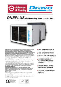 ONEPLUSAir Handling Unit (19 - 92 kW)