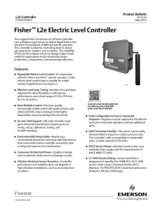 Fisher™ L2e Electric Level Controller