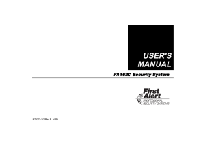 user`s manual - Holmes Security