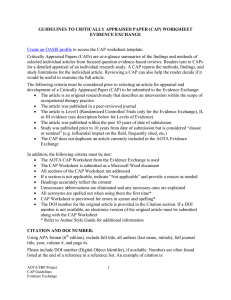 guidelines to structured abstract worksheet