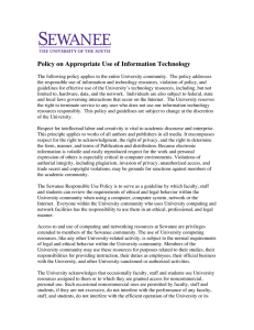 Policy on Appropriate Use of Information Technology