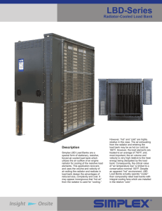 Simplex LBD Series Radiator-Cooled Load Bank Product Brochure