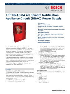 FPP‑RNAC‑8A‑4C Remote Notification Appliance Circuit